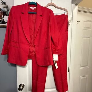 Vibrant Red Women's Blazer by 9 & Co.
